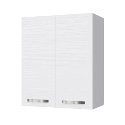 Pensile scolapiatti 60x72h cm 2 ante bianco frassinato Talise