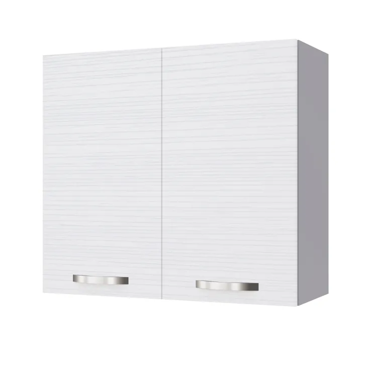 Pensile sospeso cucina 80x72h cm 2 ante bianco frassinato Talise