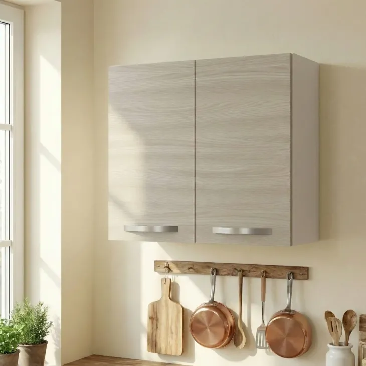 Pensile sospeso cucina 80x72h cm 2 ante rovere olmo Talise
