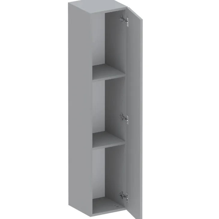 Pensile verticale 29x138h cm 1 anta reversibile moderno grigio scuro Sunset