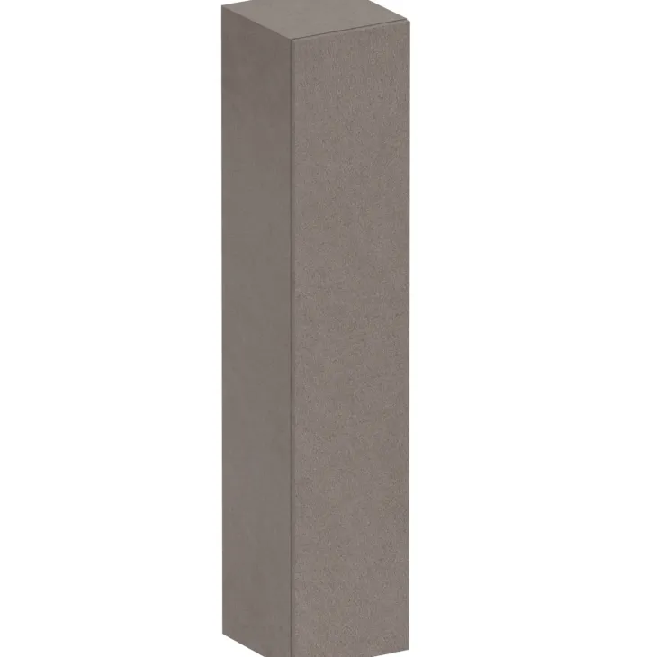 Pensile verticale 29x138h cm 1 anta reversibile moderno marrone bronzo Sunset