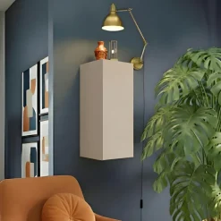 Pensile verticale 29x69h cm 1 anta reversibile beige Sunset