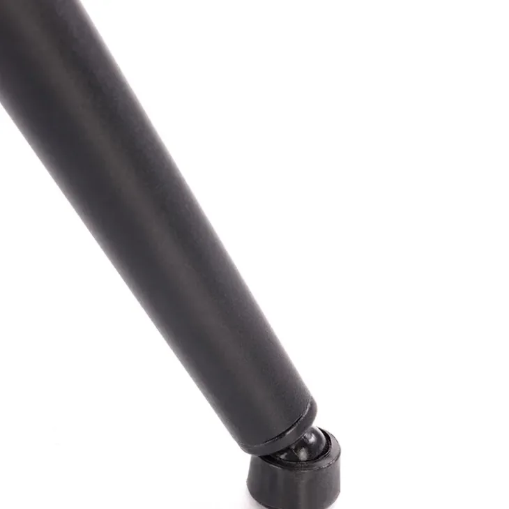 Poltrona da salotto imbottita in tessuto antracite nero Canova