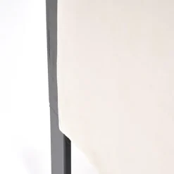 Poltrona design soggiorno in rattan naturale beige nero Niceto