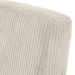 Poltrona imbottita design moderna beige Luana