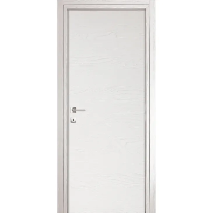 Porta battente reversibile per interni 70x210h cm bianco frassinato Niagara