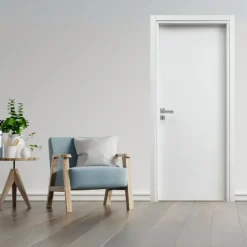 Porta battente reversibile per interni 70x210h cm bianca Niagara