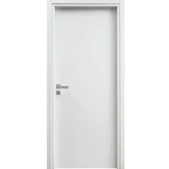 Porta battente reversibile per interni 70x210h cm bianca Niagara