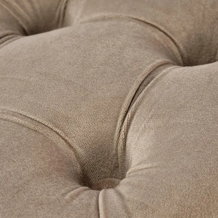Pouf contenitore moderno beige Maximilien