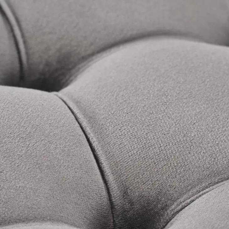 Pouf contenitore moderno grigio Maximilien