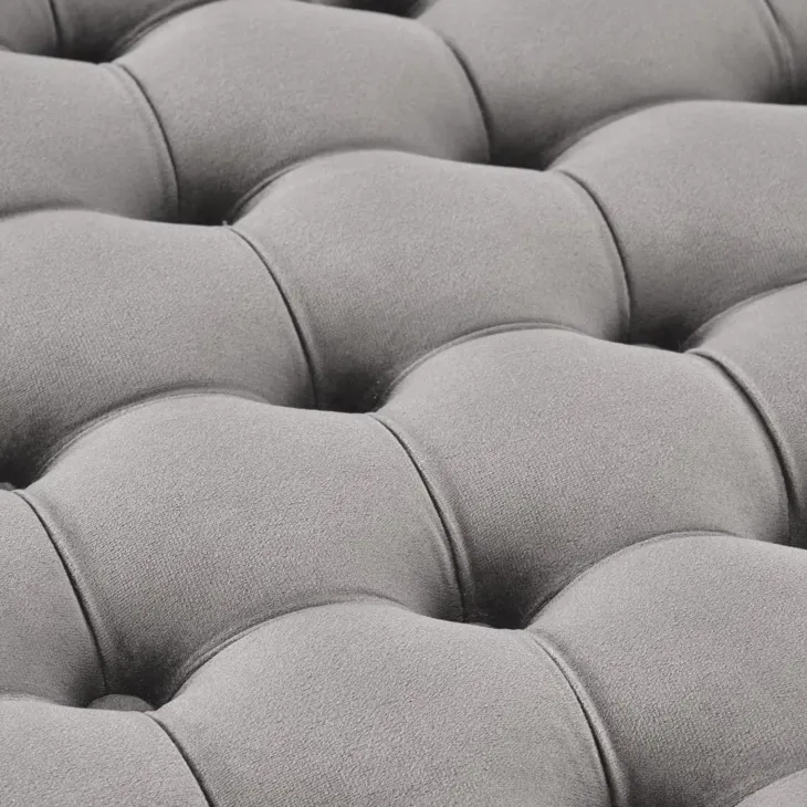 Pouf contenitore moderno grigio Maximilien