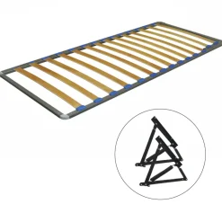 Rete una piazza e mezza a doghe 120x190cm con meccanismo di sollevamento Focus Gihome®