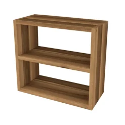 Scaffale da cucina 44x40h cm portaspezie moderno noce Grecia