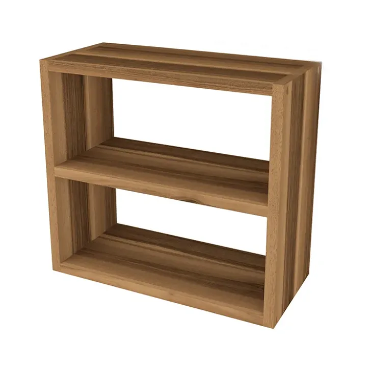 Scaffale da cucina 44x40h cm portaspezie moderno noce Grecia