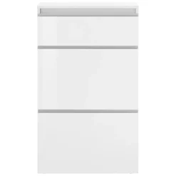 Scarpiera ingresso 60x108cm 2 ante bianco lucido Eclisse