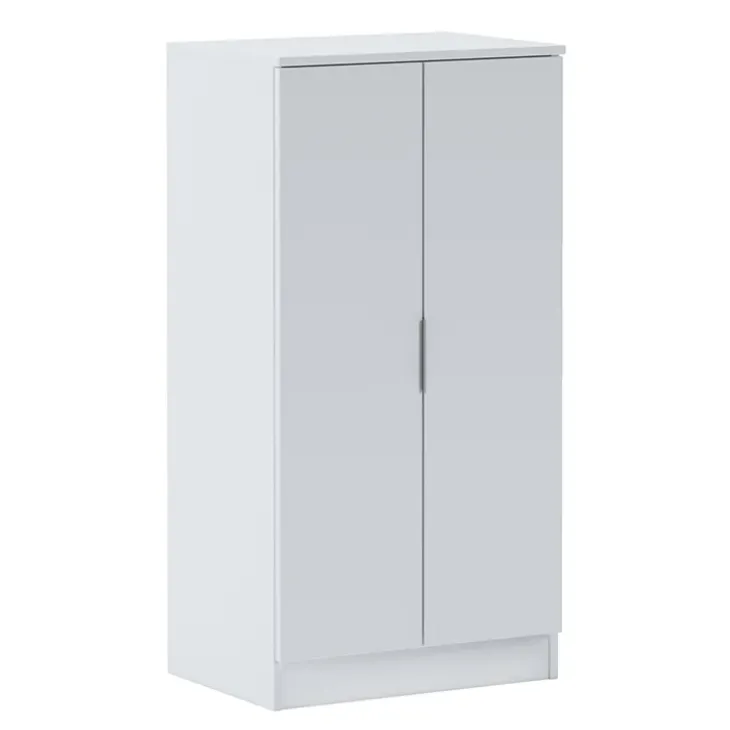 Scarpiera ingresso 55x108h cm 2 ante bianco frassinato Joby