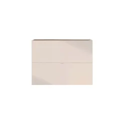 Scarpiera ingresso 103x77h cm 2 ante a ribalta beige cashmere top rovere scuro Mercor