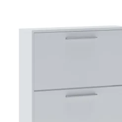 Scarpiera ingresso 69x115h cm bianco opaco Benton