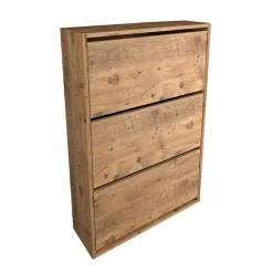 Scarpiera ingresso 74x110h cm moderna rovere rustico Palmaria