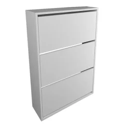 Scarpiera ingresso 74x110h cm moderna bianco Palmaria