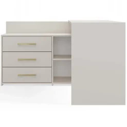 Scrivania angolare ufficio 120x120cm beige cashmere Genius