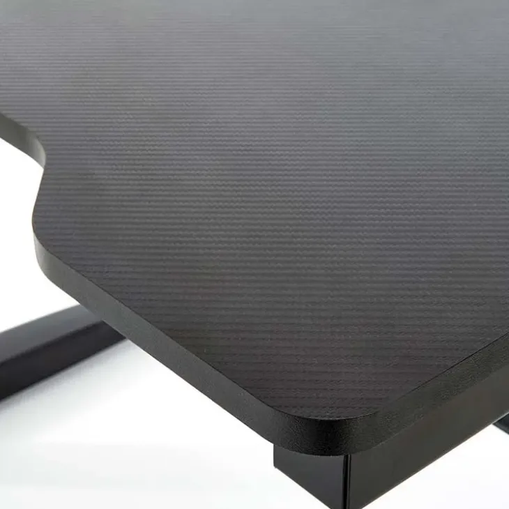 Scrivania gaming salvaspazio 100x60cm nero fucsia Agamennone