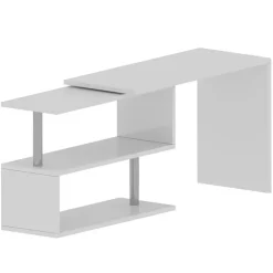 Scrivania girevole 177x50cm bianco lucido Havana