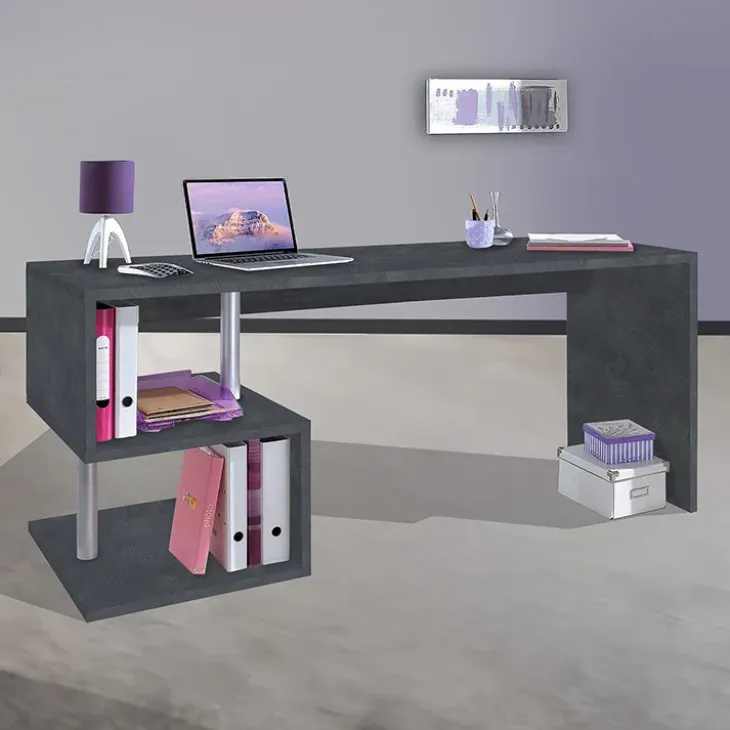 Scrivania ufficio 180x60cm antracite ErgoDesk