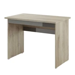 Scrivania ufficio 100x60cm moderna rovere antracite lucido Time R