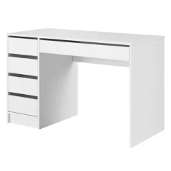 Scrivania 120x55cm moderna bianco opaco Eliana Gihome®