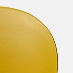 Sedia da pranzo impilabile in polipropilene giallo senape Pixel