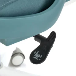 Sedia da ufficio con braccioli e ruote regolabile azzurro Obsidian