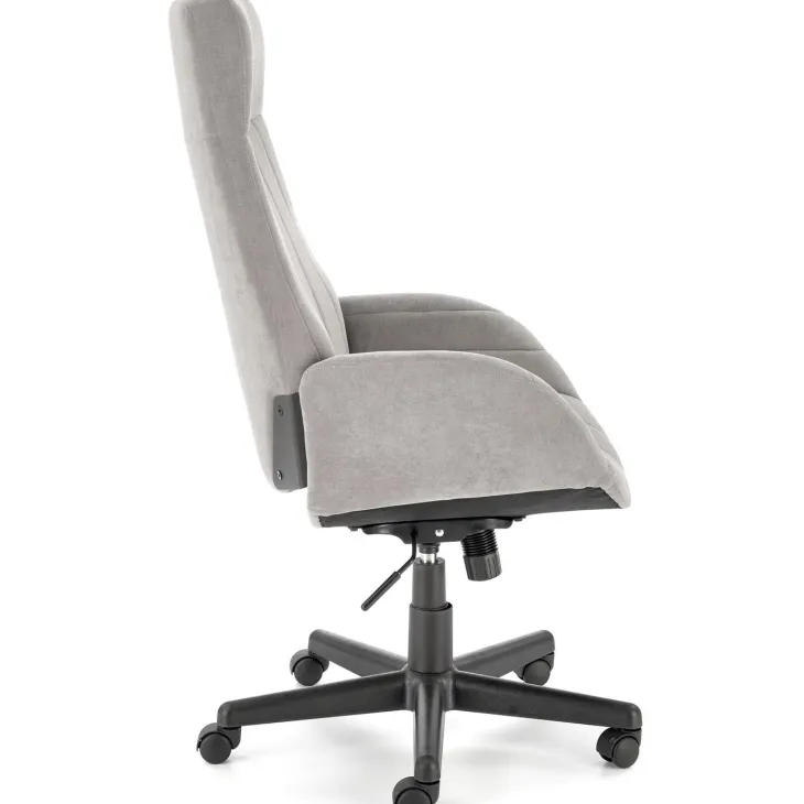 Sedia da ufficio con ruote regolabile grigio nero Ethan