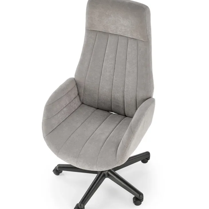 Sedia da ufficio con ruote regolabile grigio nero Ethan