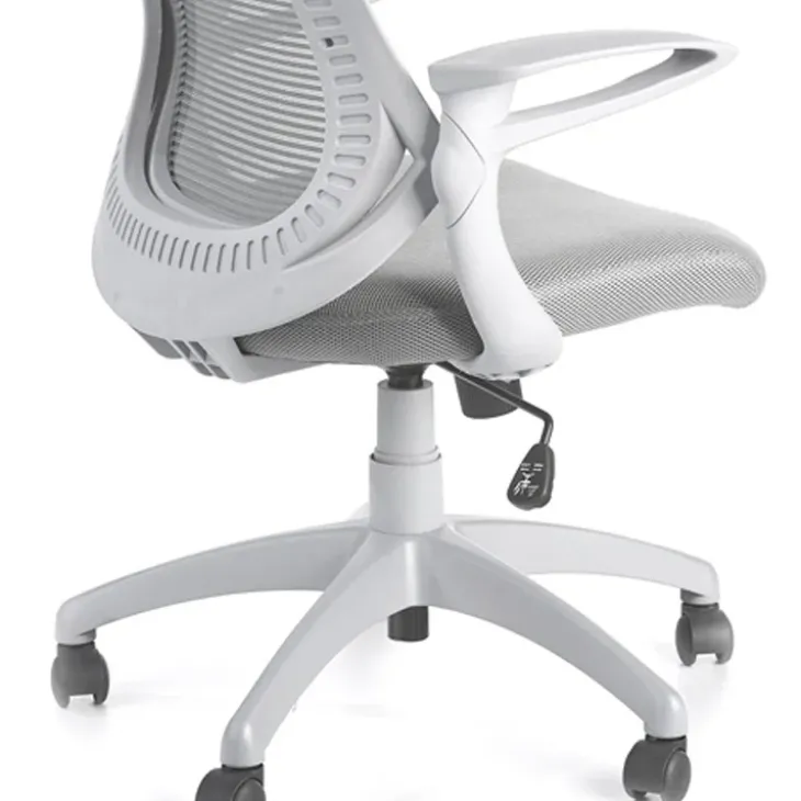 Sedia da ufficio design in tessuto grigio bianca Diesel