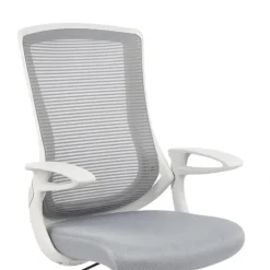 Sedia da ufficio design in tessuto grigio bianca Diesel