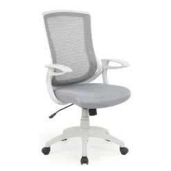 Sedia da ufficio design in tessuto grigio bianca Diesel