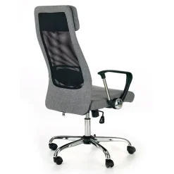 Sedia da ufficio design moderno in tessuto grigio Freemont
