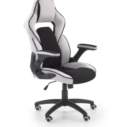 Sedia da ufficio gaming con braccioli regolabili nero grigio Dodge Gihome®