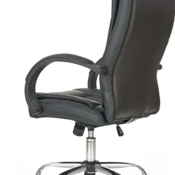 Sedia ergonomica imbottita con braccioli da ufficio presidenziale nera Class