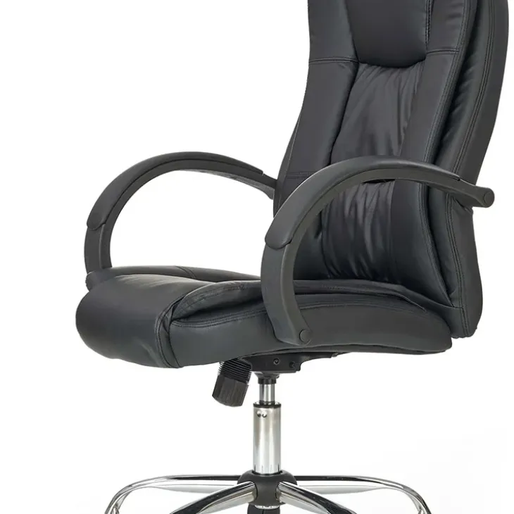 Sedia ergonomica imbottita con braccioli da ufficio presidenziale nera Class