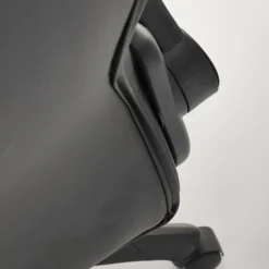 Sedia gaming con ruote e braccioli da ufficio in ecopelle e tessuto nero marrone Victor