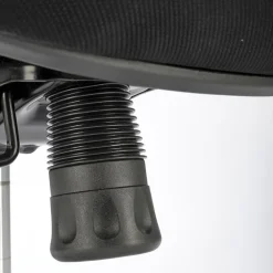 Sedia gaming con ruote regolabile in tessuto nero Riccardi