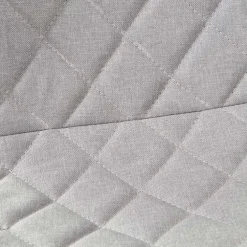 Sedia per scrivania ragazzi con ruote in tessuto ecopelle grigio bianco Bilbao