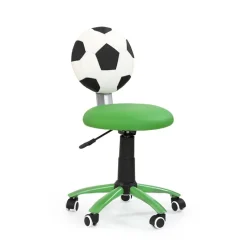 Sedia per scrivania ragazzi in ecopelle verde Gol
