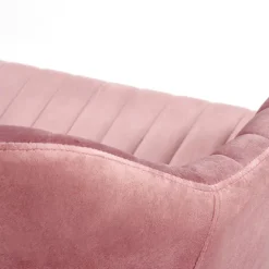 Sedia per scrivania ragazzi in velluto rosa Marengo