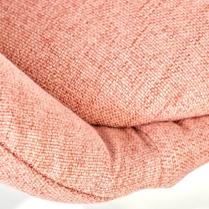 Sedia per scrivania ragazzi in tessuto rosa Carolina