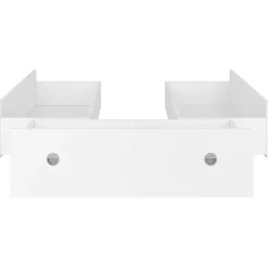 Set 3 cassettoni per letto Aurora bianco