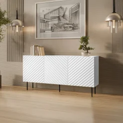 Set mobili soggiorno completo bianco Daniele