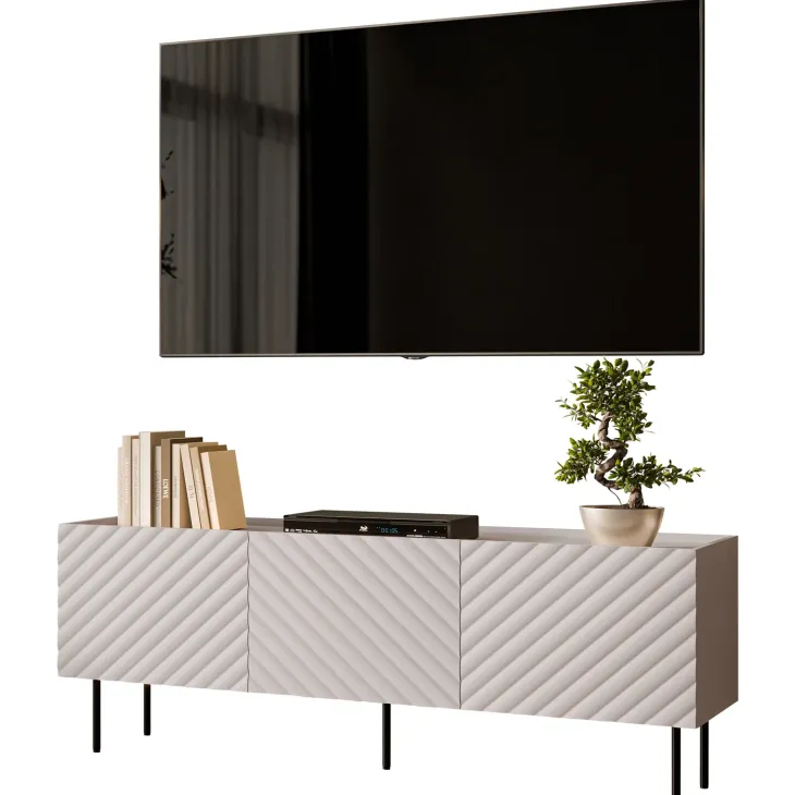 Set mobili soggiorno completo beige Daniele
